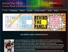 Tablet Screenshot of behindthepanels.com